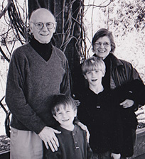 Mark and Anna with grandchildren